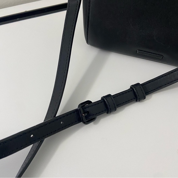 Rebecca Minkoff | Black Leather MAB Camera Crossbody Bag - Picture 4 of 16